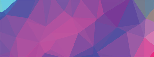 Obraz premium Bright multicolor polygon pattern. Low poly design 