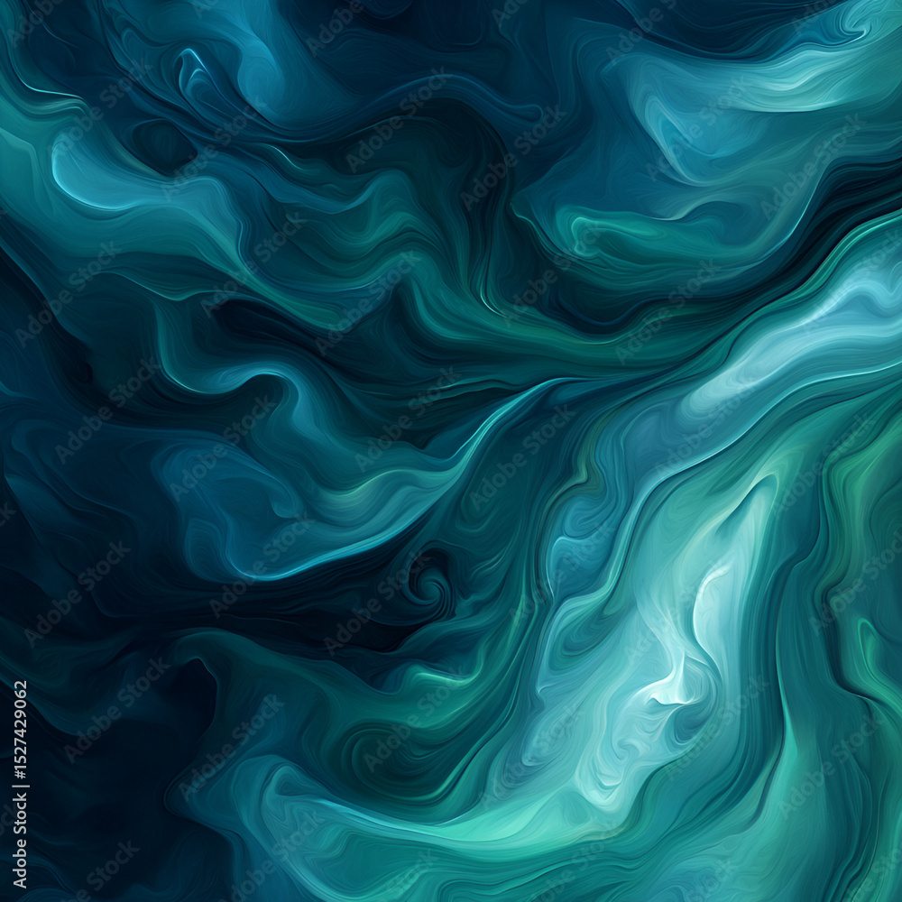 Poster dynamic abstract waves digital art colorful fluid patterns artistic environment aesthetic perspectiv