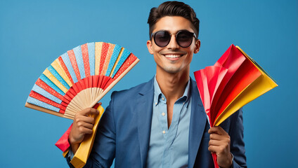 Cheerful Elegant Young Man in Suit for Professionalism
