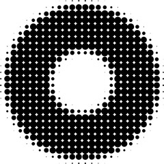 halftone y2k element