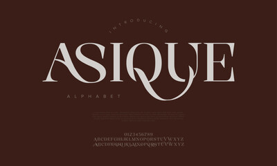 Sophisticated serif font, combining modern luxury and editorial class for refined branding