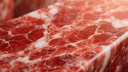 Fototapeta premium red marble chunks