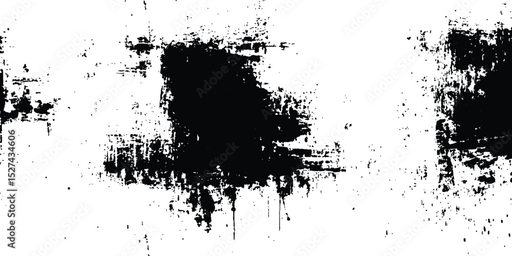 Poster abstract grunge texture background design. vector grunge black and white distressed texture backgrou
