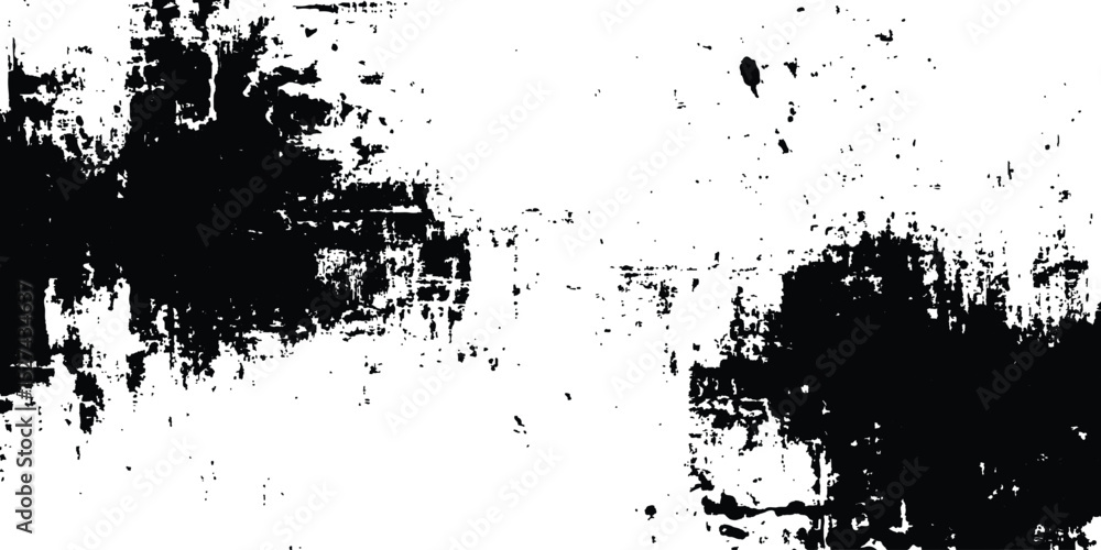 Poster abstract grunge texture background design. vector grunge black and white distressed texture backgrou