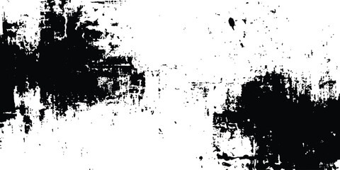 Abstract grunge texture background design. Vector grunge black and white distressed texture background. 