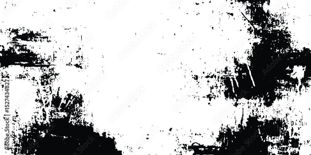 Poster abstract grunge texture background design. vector grunge black and white distressed texture backgrou