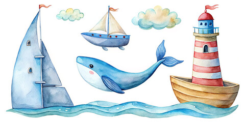 sailing boat in the sea