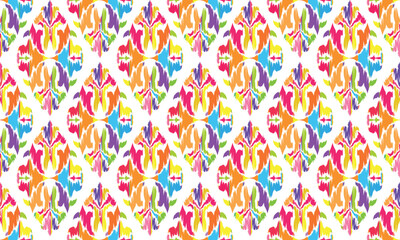 Ethnic handmade ornament, seamless pattern