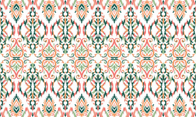 Ethnic handmade ornament, seamless pattern