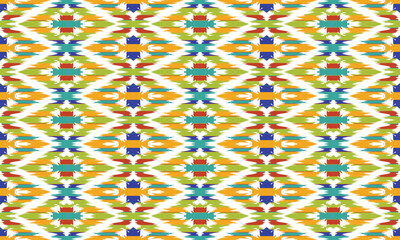 Ethnic handmade ornament, seamless pattern