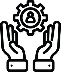 Icon Hiring Vector Design
