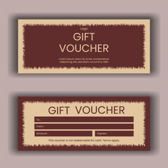 Gift Voucher mockup