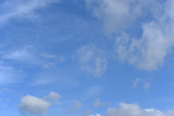 blue sky with clouds