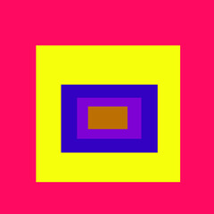 Frame made of colorful paper, creative border design with vibrant origami-style edges, multicolor craft background for decoration, stationery art isolate on  colorful  background Download