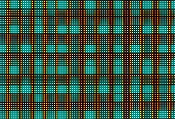 "Cyber Plaid" - Excellent for digital backgrounds, tech-themed designs, textile patterns, or a vibrant abstract art piece.