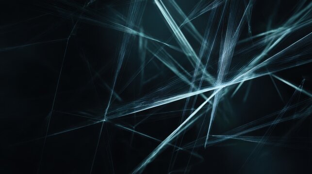 Abstract dark background with vibrant light-blue glowing lines crisscrossing in a dynamic, intricate pattern, evoking a sense of digital network or futuristic energy field. The varying thickness and i