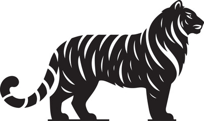 Majestic Tiger Vector Illustration