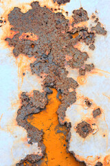 rusty metal background