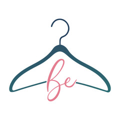 Abstract Hanger and Hat Boutique Logo