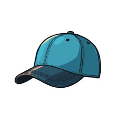 blue baseball cap