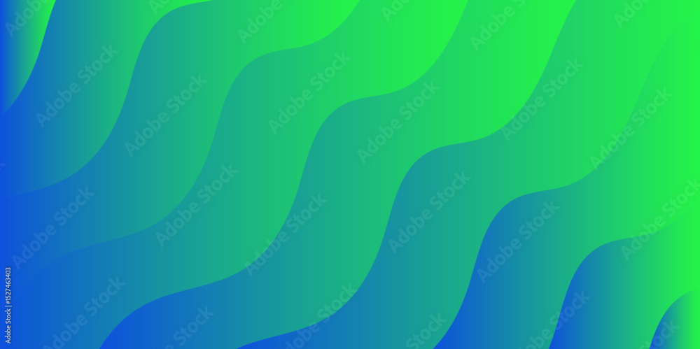 Poster Abstract gradient background with undulating wave-like patterns in shades of blue. Smooth, flowing, vertical wavy lines. Calm, modern, and visually pleasing, with a strong aquatic and futuristic feel.