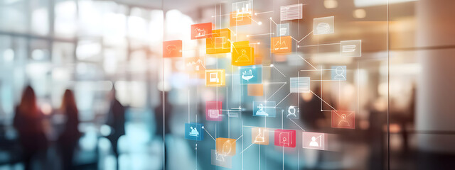 Obraz premium Process Tree in Modern Design