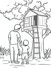 Building a Treehouse with Dad