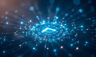 Obraz premium Technology background