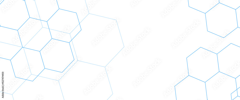 Poster vector technology abstract background with abstract geometric hexagon pattern hexagonal shape