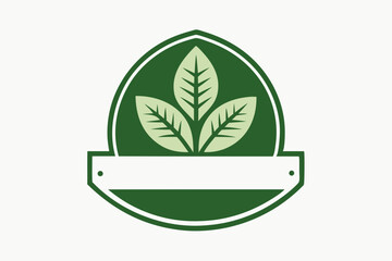 eco luxury badge made from recycled material