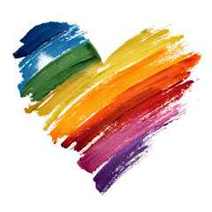 Rainbow heart inspires love, hope and acceptance for everyone