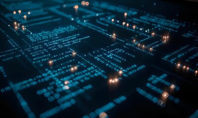 Fototapeta premium Technology Background