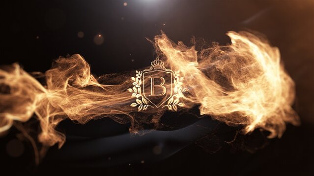 Particle Logo - Luxury Text or Logo Intro