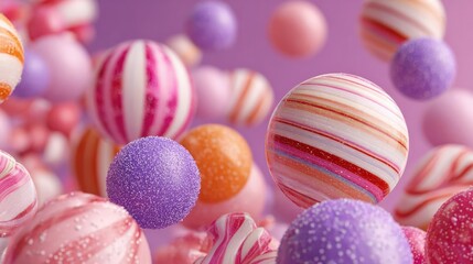 Obraz premium Discover an alternate universe filled with candies