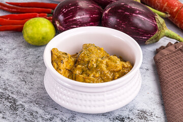 Indian chicken masala corma curry