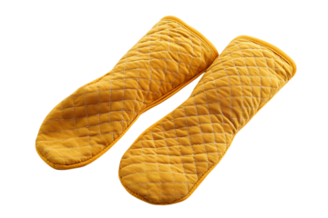 Cooking mitts resist high temperatures