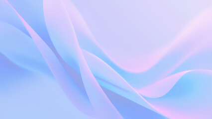 Abstract Pastel Colored Background With Smooth Waves