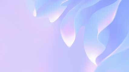 Soft Pastel Abstract Flowing Color Background Design