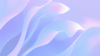 Soft Pastel Waves Creating an Abstract Background in Colors