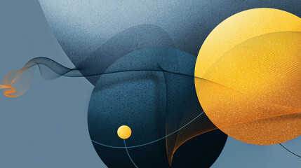 Unique Abstract Design Featuring Vibrant Shapes and Patterns