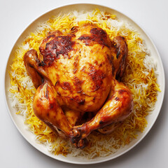 Roasted Chicken with Turmeric Rice