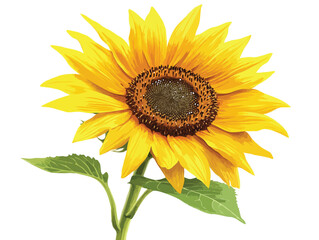 Obraz premium sunflower vector art