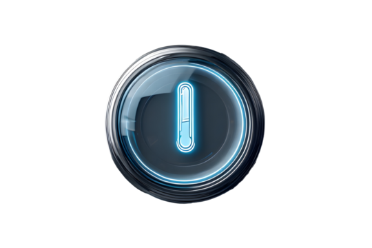 ia generated. thermometer isolated 