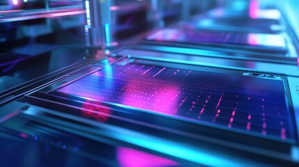 Aerial shot of a sugarcane farm with solar panels, a large water tank, and well-maintained irrigation systems