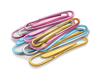 Paper clip vector art
