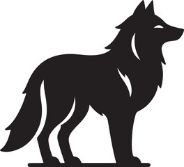 Majestic Wolf Vector Illustration
