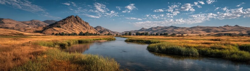 Witness the harmonious blend of nature and innovation with AI-managed irrigation in a restored wetland project