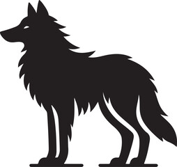 Majestic Wolf Vector Illustration
