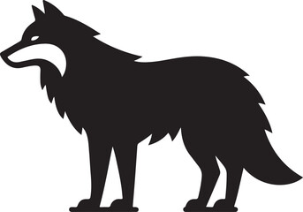 Majestic Wolf Vector Illustration
