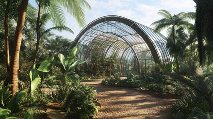 Aerial shot of a sugarcane farm with solar panels, a large water tank, and well-maintained irrigation systems